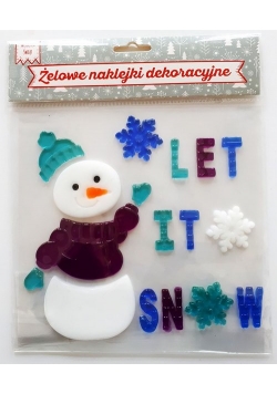 Naklejki żelowe Let it snow