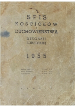 Spis Kościołów i duchowieństwa diecezji lubelskiej 1955
