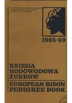 Księga rodowodowa żubrów 1975-76