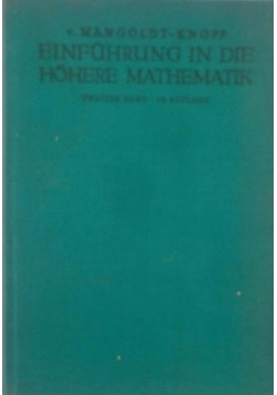 Einfuhrung in die hohere mathematik