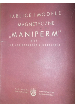 Tablice i modele magnetyczne  "Maniperm"