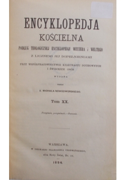 Encyklopedia Kościelna tom XX, 1984r.