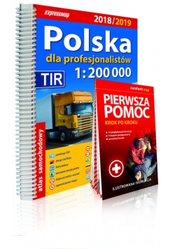 Polska dla profesjonalistów Atlas samochodowy 1:200 000 2018/2019
