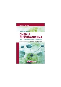 Chemia nieorganiczna Tom 1 Wprowadzenie i analiza jakościowa