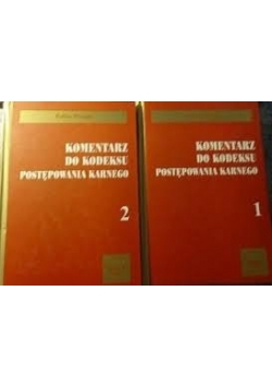 Komentarz do kodeksu postępowania karnego, Tom I-II