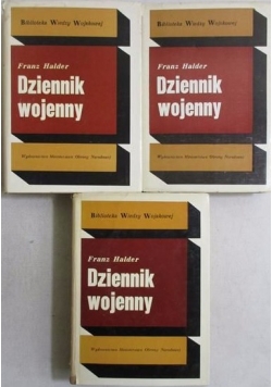 Dziennik wojenny, tom I-III,