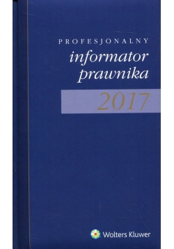 Profesjonalny Informator Prawnika 2017 A5 granatowy