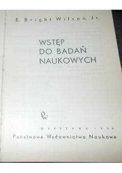 Wstęp do badań naukowych