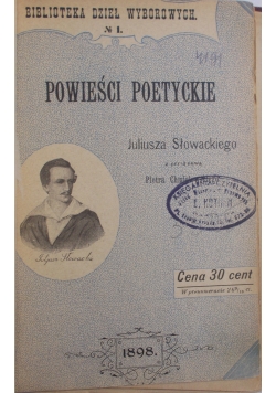 Powieści poetyckie, 1947 r.