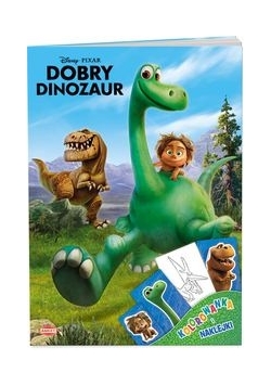 Dobry dinozaur Kolorowanka i naklejki