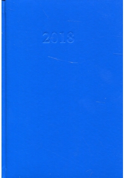 Kalendarz 2018 KK-A5D książkowy niebieski