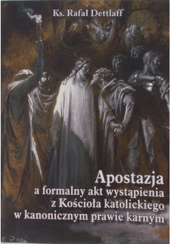 Apostazja a formalny akt wystąpienia z Kościoła katolickiego w kanonicznym prawie karnym