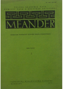 Meander. Rok XXXIV /  2