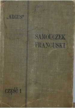 Samouczek francuski, cz. I, 1931 r.