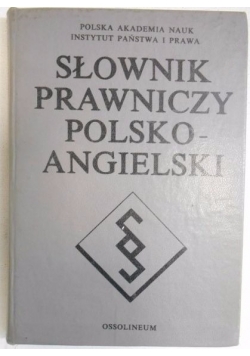 Słownik prawniczy polsko-angielski