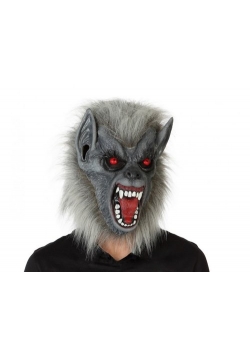 Maska Wilkołak Brązowy Halloween