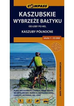 Kaszubskie Wybrzeże Bałtyku mapa turystyczno-krajoznawcza