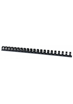 Grzbiety do bindowania Office Products A4 19 mm plastikowe 100 sztuk czarne