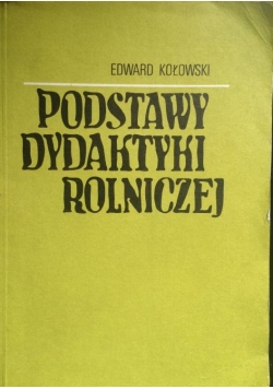 Podstawy dydaktyki rolniczej