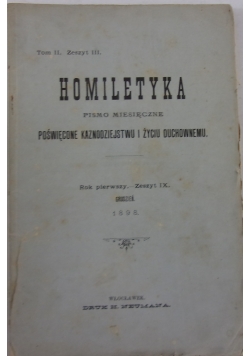 Homiletyka 9/1898