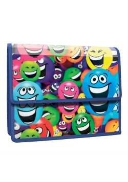Smile Teczka z klapką na rzepy
