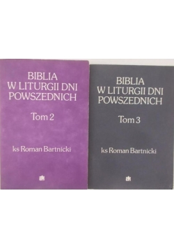 Biblia w liturgii dni powszednich Tom 2 i 3
