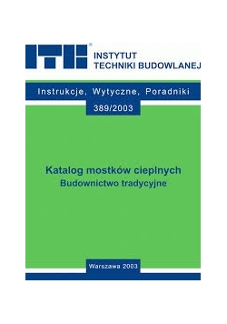 Katalog mostków cieplnych