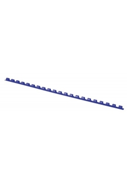 Grzbiety do bindowania Office Products A4 6 mm plastikowe 100 sztuk niebieskie