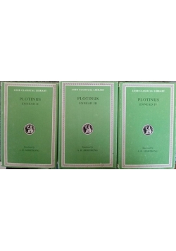 Plotinus, II-IV, reprint