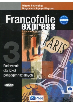 Francofolie express 3 Podręcznik + CD