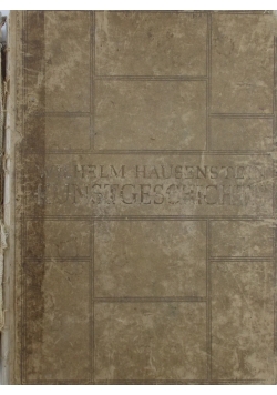 Kunst gelchichte, 1927r.