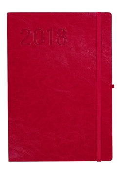 Kalendarz 2018 Impresja B5 czerwony