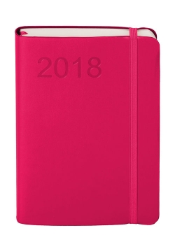 Kalendarz 2018 Minimalizm B6 malinowy