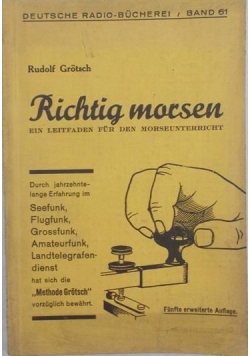 Richtig morsen