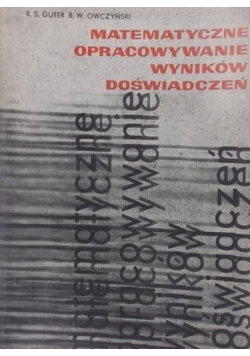 Matematyczne opracowywanie wyników doświadczeń