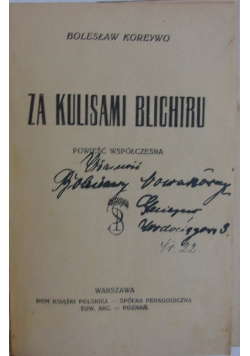 Za kulisami blichtru