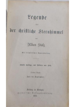 Legende, 1872 r.