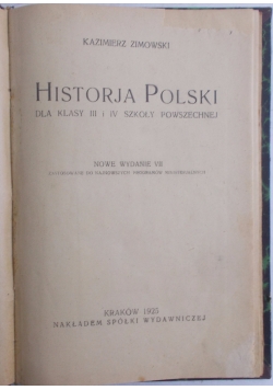 Historja Polski, 1925 r.