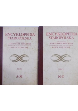 Encyklopedia staropolska,Tom I - II, reprint ok. 1939 r.