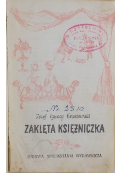 Zaklęta księżniczka, 1885 r.