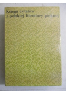 Księga cytatów z polskiej literatury pięknej