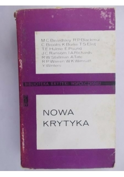 Nowa krytyka. Antologia