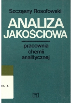Analiza jakościowa, pracownia chemii analitycznej