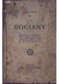 Bociany, 1908 r.
