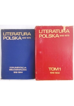 Literatura Polska 1918-1975, zestaw 2 książek