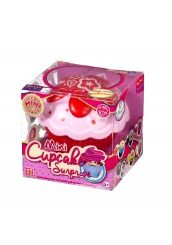 Mini cupcake Babeczka z niespodzianką czerwona