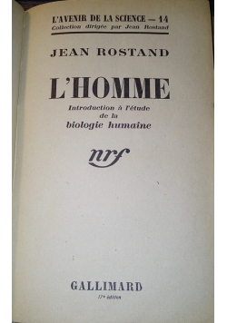 L` Homme, 1926 r.