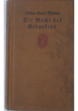 Die Macht Des Gedankens, 1928 r.