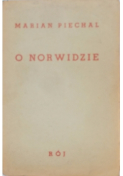 O Norwidzie, 1937 r.