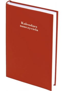Kalendarz nauczyciela 2017/2018 A5 Albit czerwont